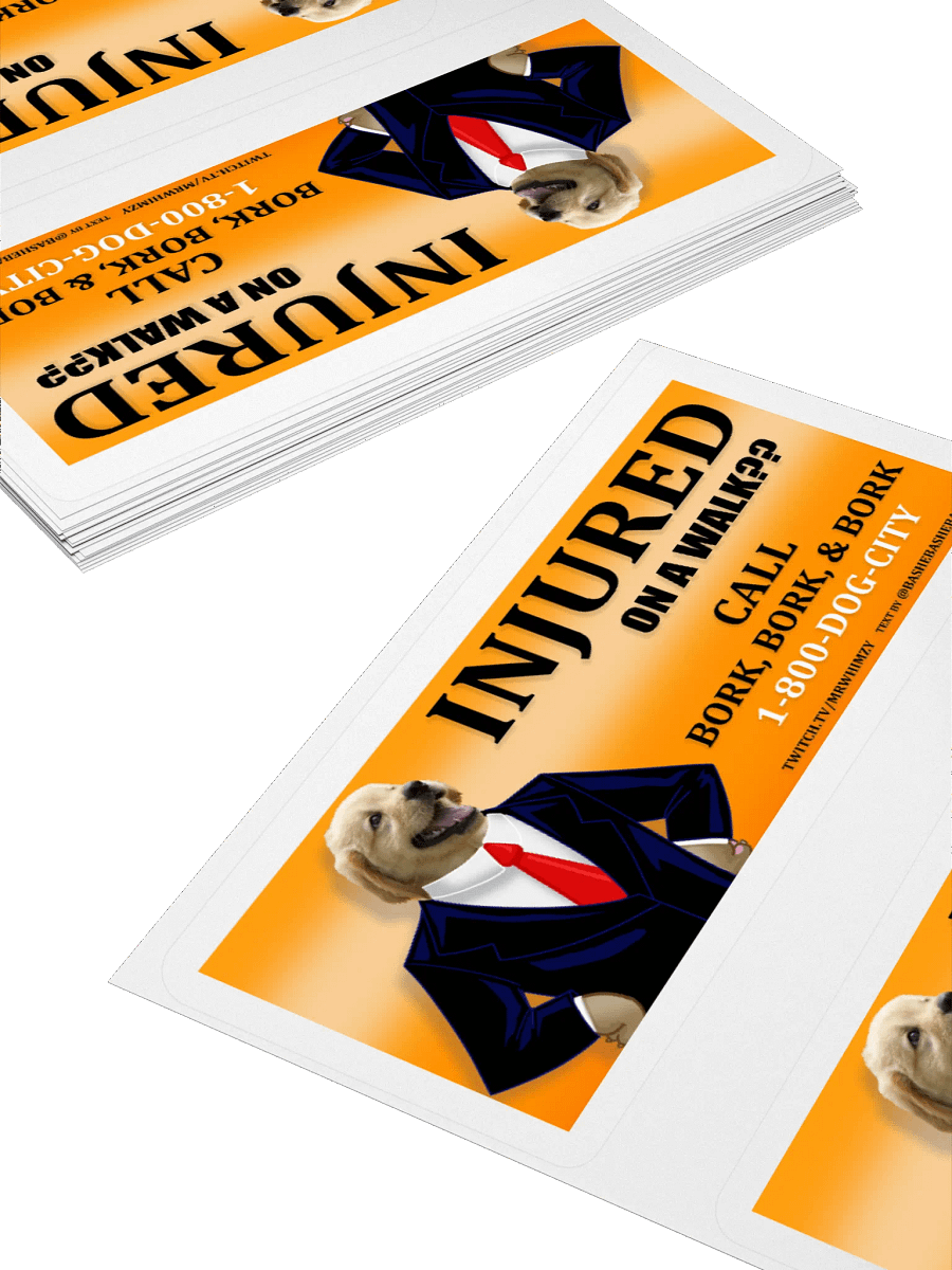 Mr. Peanutbutter, DOG LAWYER Stickers! product image (11)