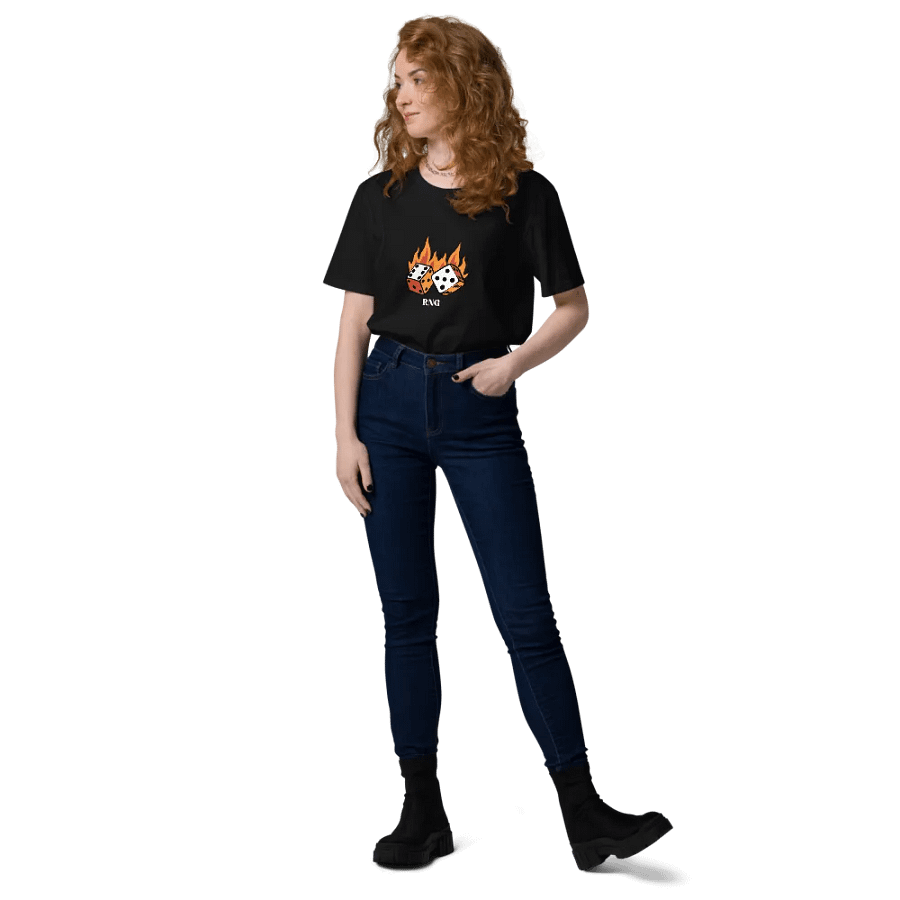 RNG Flaming Dice T-Shirt - 100% cotton product image (12)