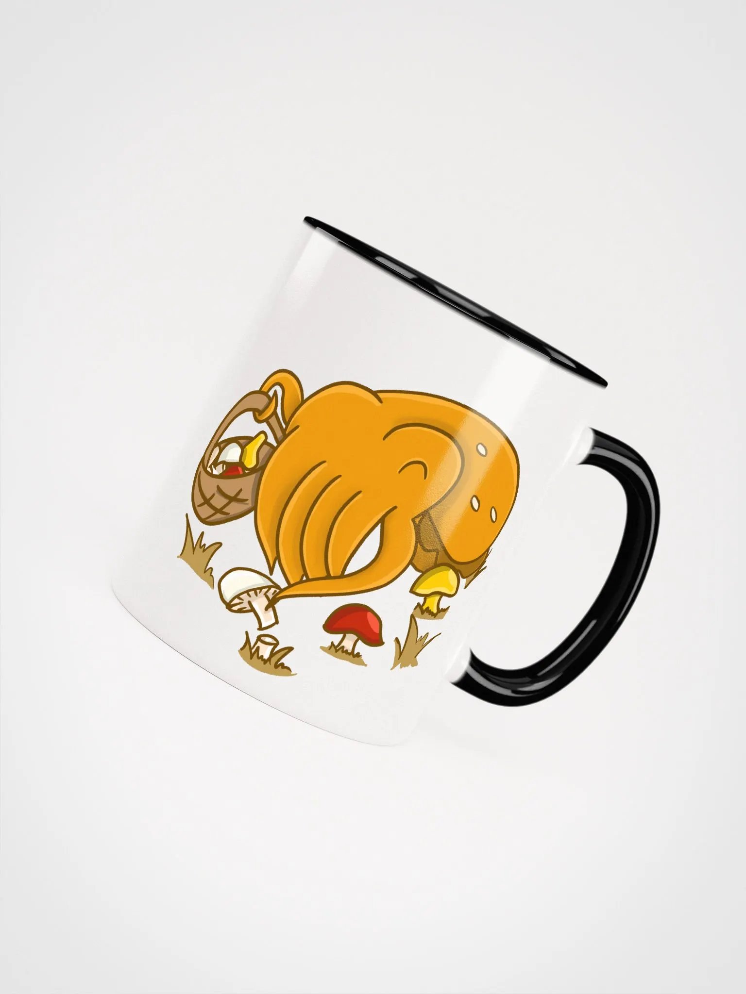 Mushroom Picking Cuttlefish double sided- color mug product image (4)