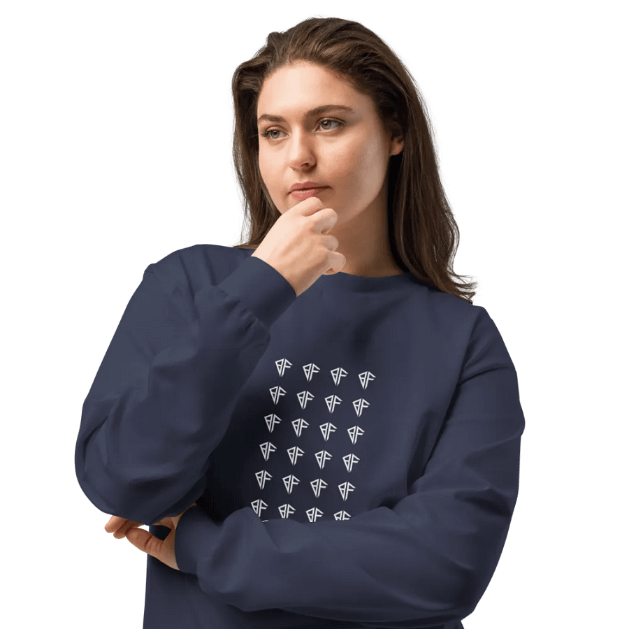 Navy/White Logo Crewneck product image (11)