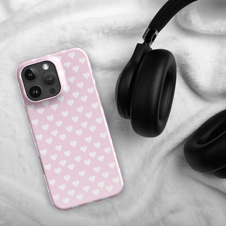Heartfelt Pink iPhone® Snap Case - Herzchen iPhone® Hülle product image (2)