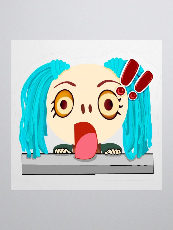 Miss Crazy Shock Sticker product image (3)