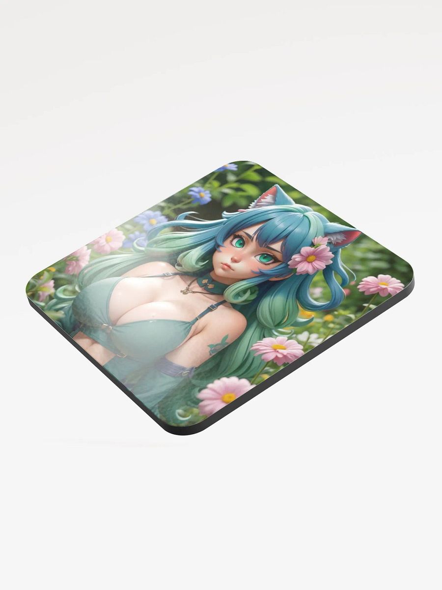Floral Feline Cork Coaster product image (3)