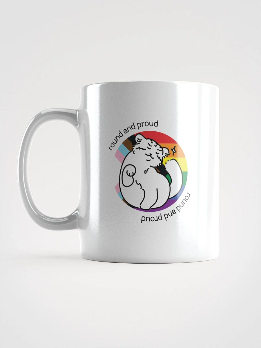 Round and Proud Manul Pride Version - White Mug product image (17)