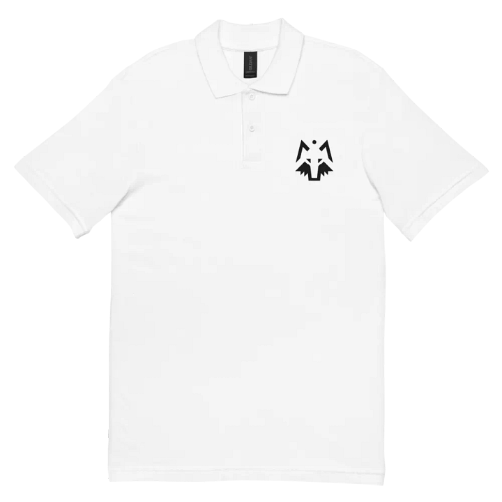 Wolfe Logo Polo Shirt in White product image (2)