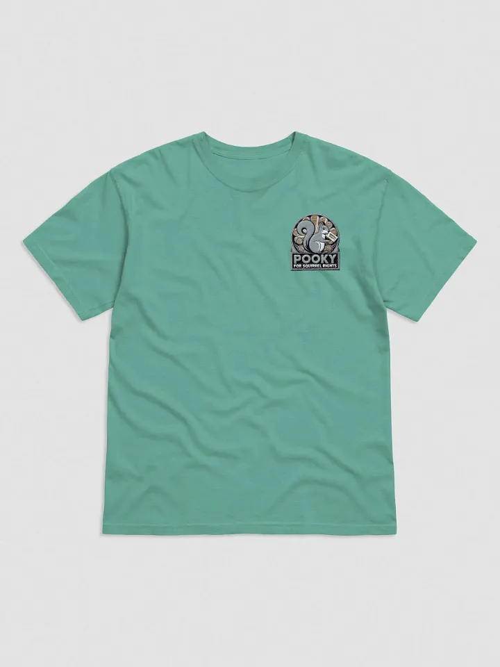 Embroidered Super Soft Traditional Fit Tee: Pooky For Squirrel Rights Arch product image (1)