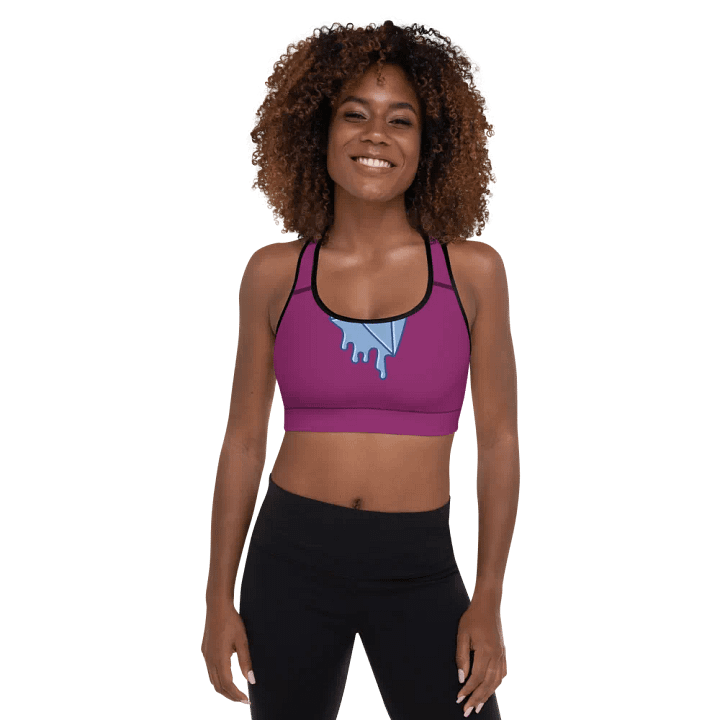 Liquid Diamond All-Over Print Sports Bra product image (1)