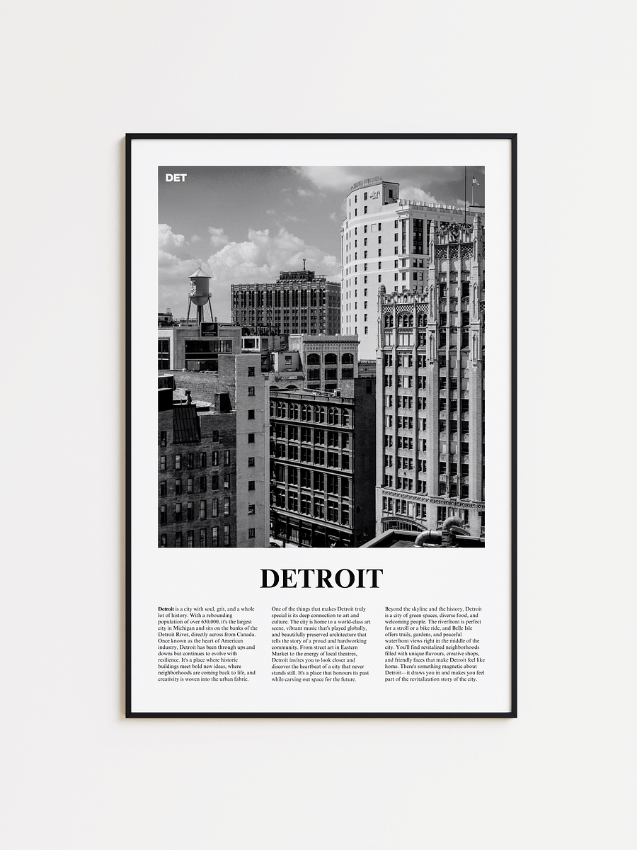 Detroit 03 Newspaper Poster product image (1)