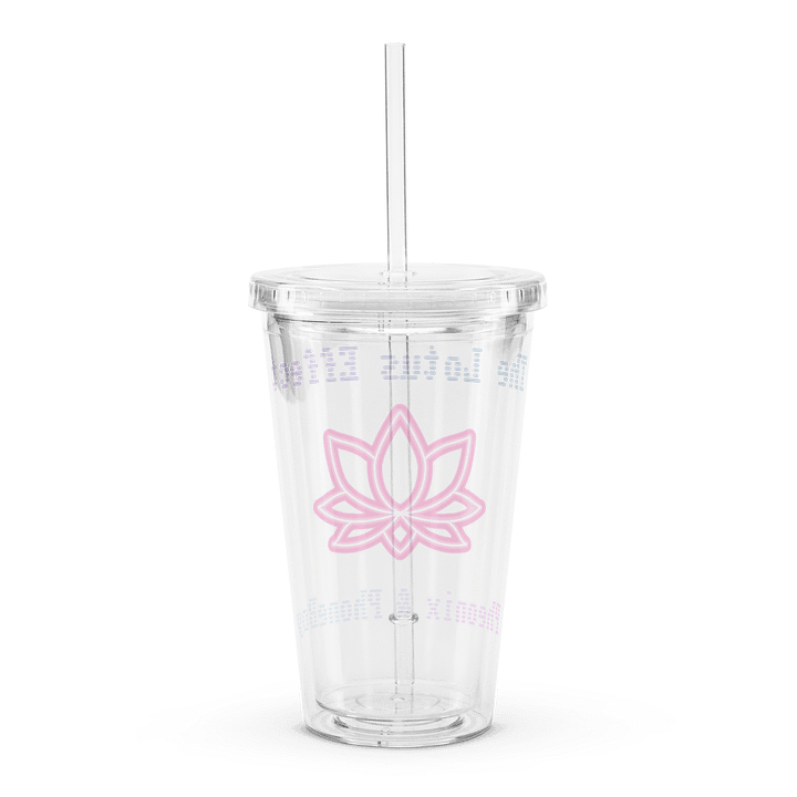 Lotus Effect Clear Travel Cup w/Straw product image (2)