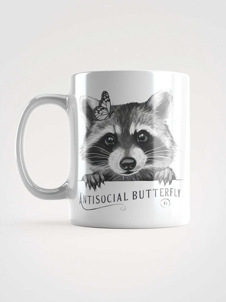 Antisocial Butterfly Raccoon Mug product image (17)