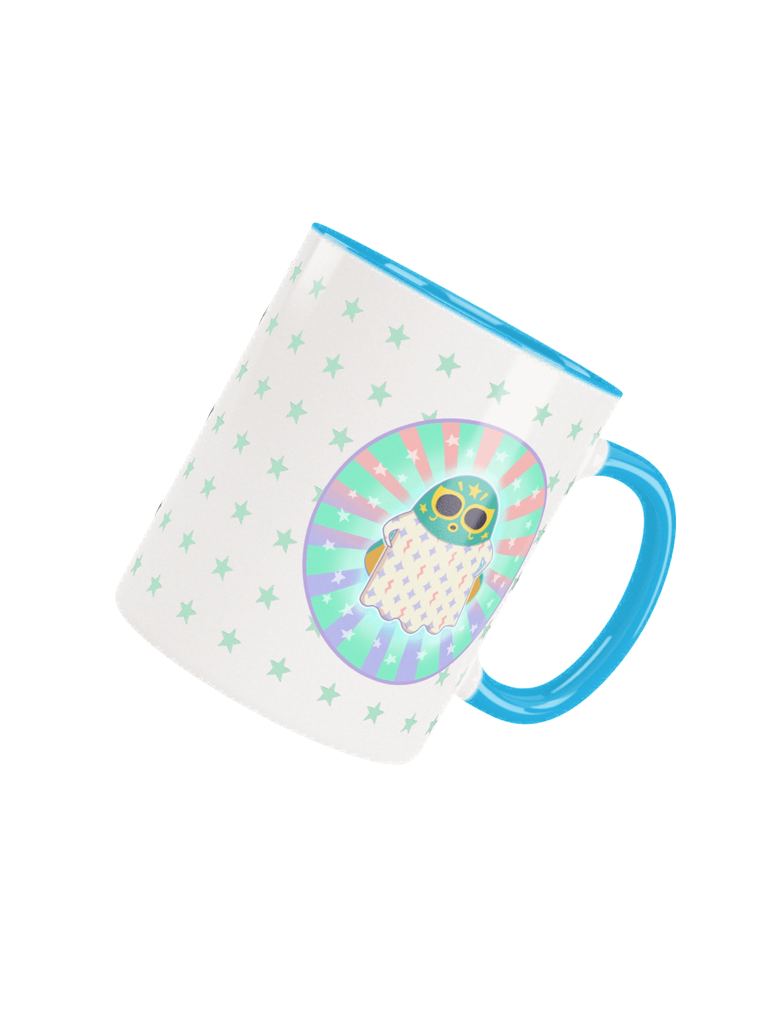 Pastel Little Ghost Luchador - Ceramic Mug product image (20)