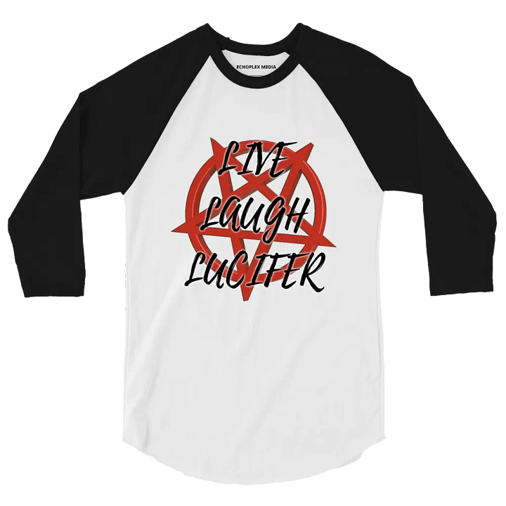 Live Laugh Lucifer Baseball Tees Light Torso Colors product image (5)