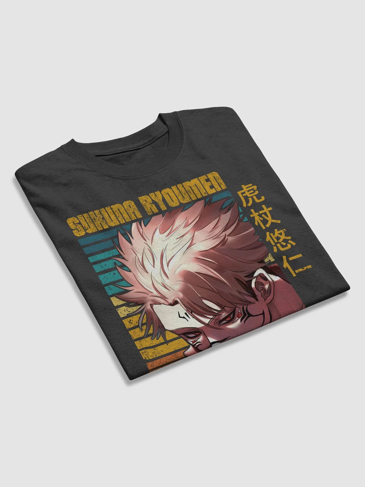Jujutsu Kaisen Ryomen Sukuna Reflective Pose T-Shirt – Gildan Heavyweight product image (3)