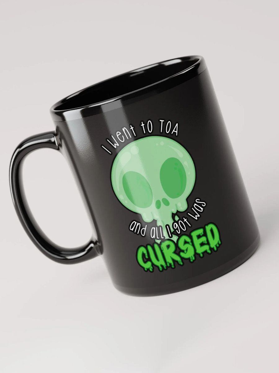 All I Got Was Cursed - Monk - Black Glossy Mug product image (3)