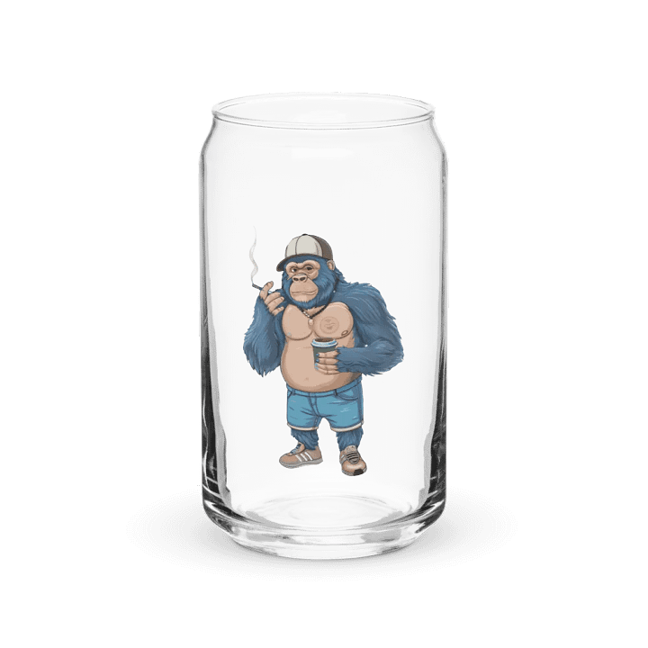 Blue Gorilla Can-Shaped Glass product image (1)