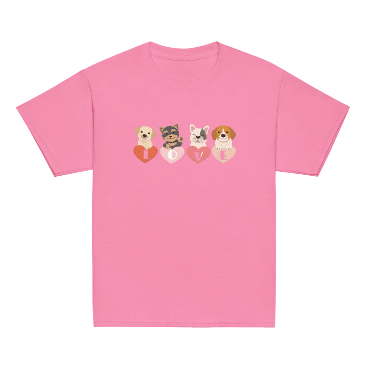Kids Shirt Mug Cute Dog Heart product image (2)