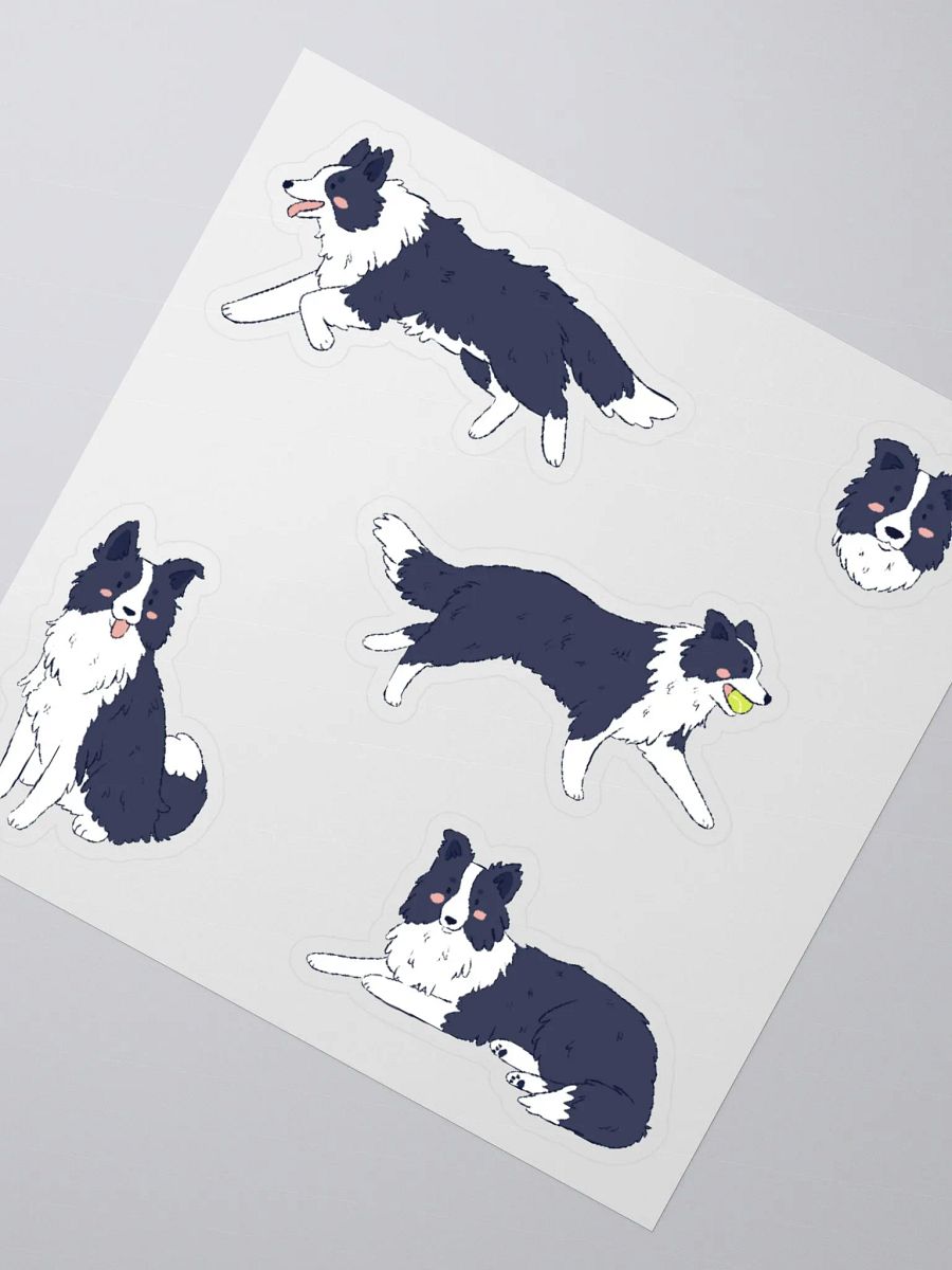 Border Collie Sticker Set product image (3)