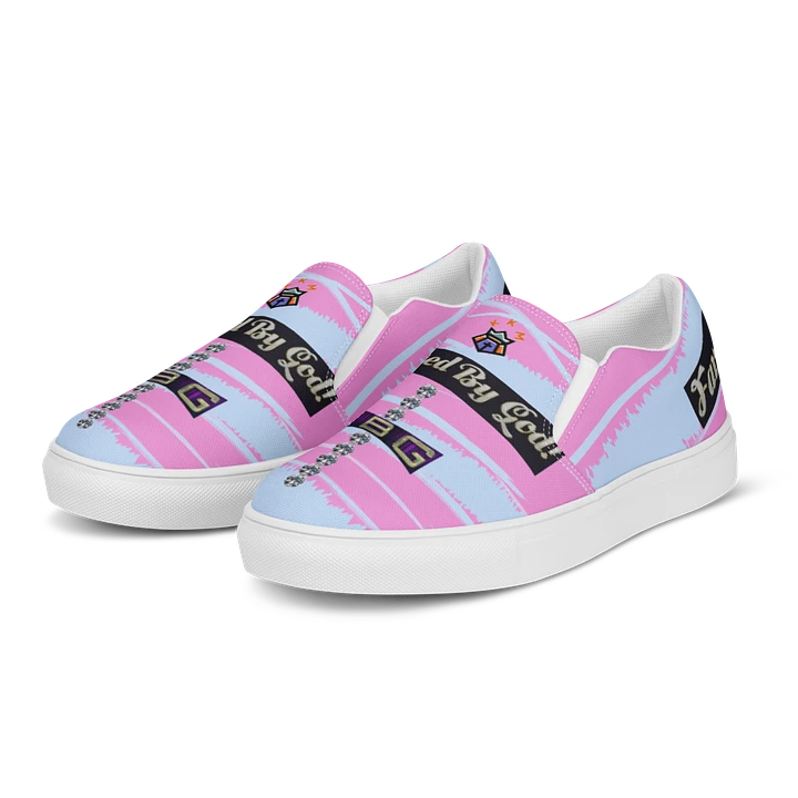 BBG Pink and Light Blue Women's Slip On product image (1)