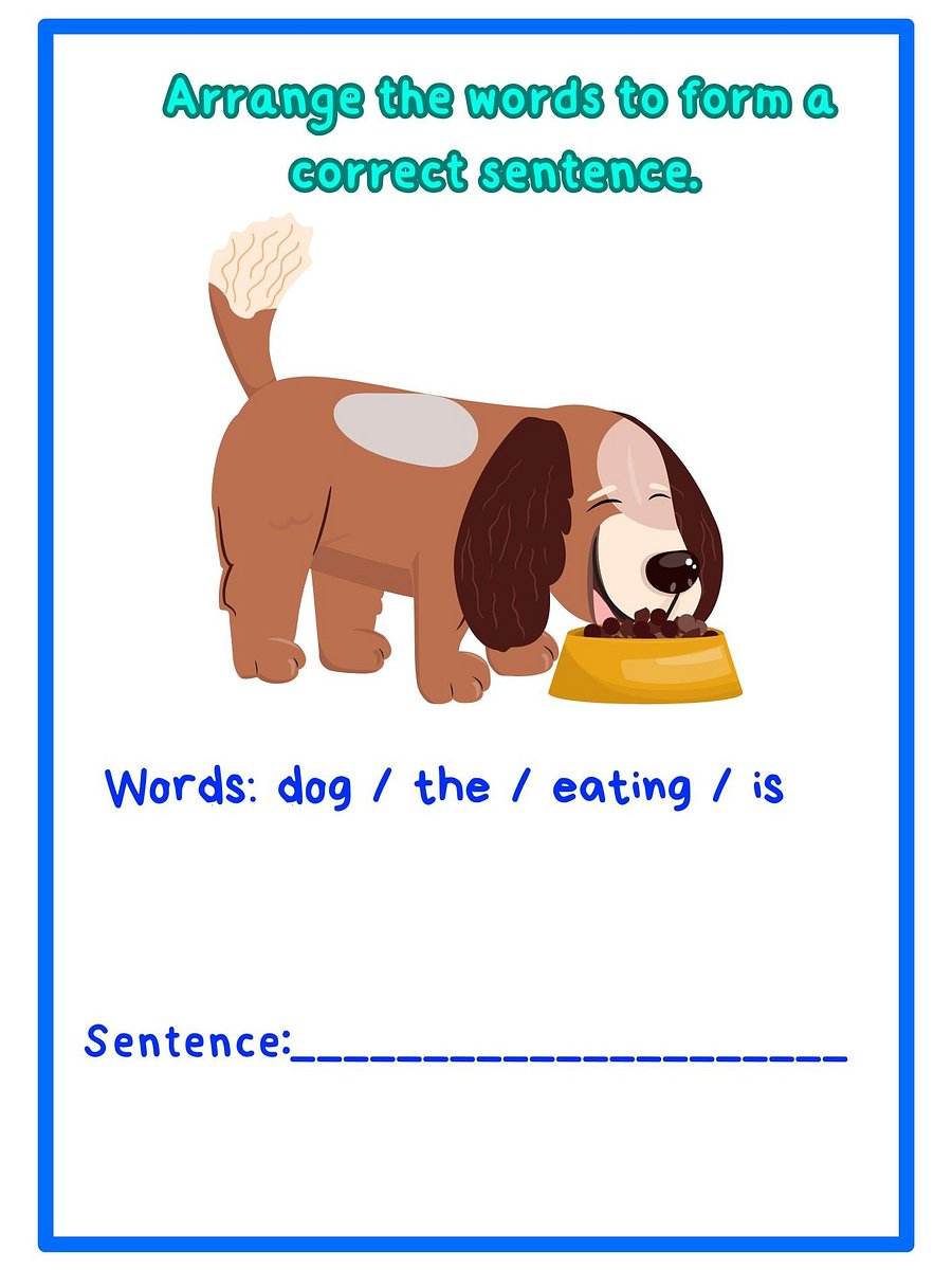 Sentence Construction Worksheets Part 2 product image (3)
