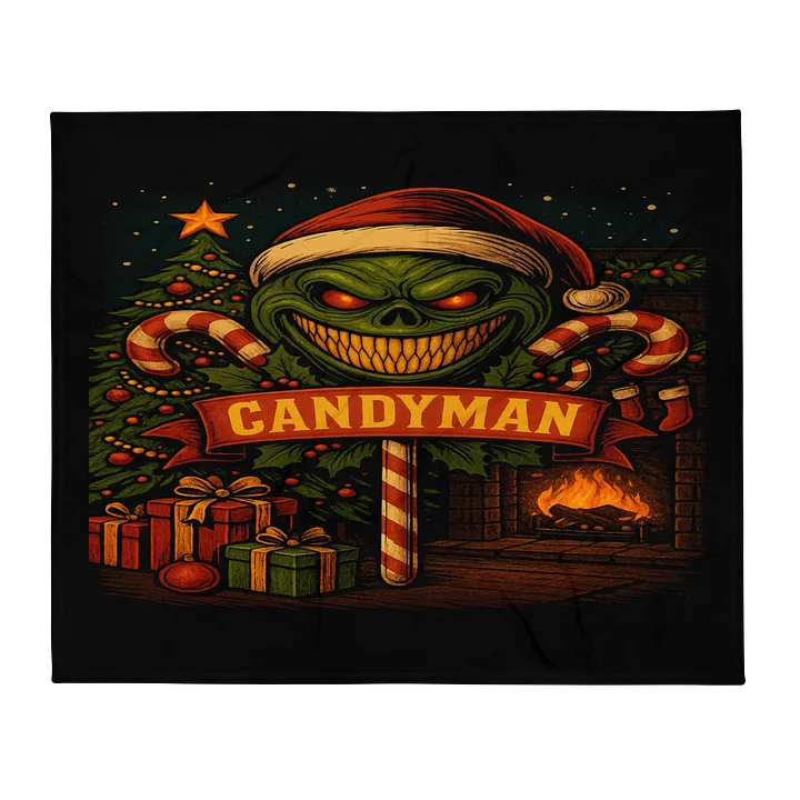 Candyman Christmas Throw Blanket product image (2)