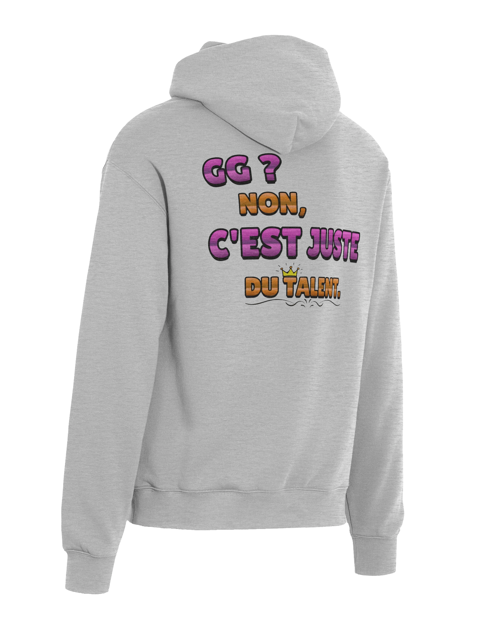 Hoodie oversize "C'est juste du talent" product image (6)