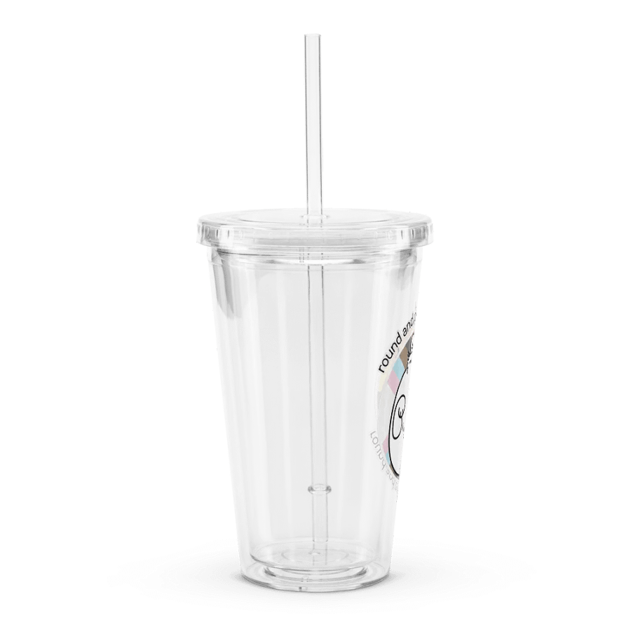 Round and Proud Manul Pride Pastels Version - Transparent Cup & Straw product image (3)