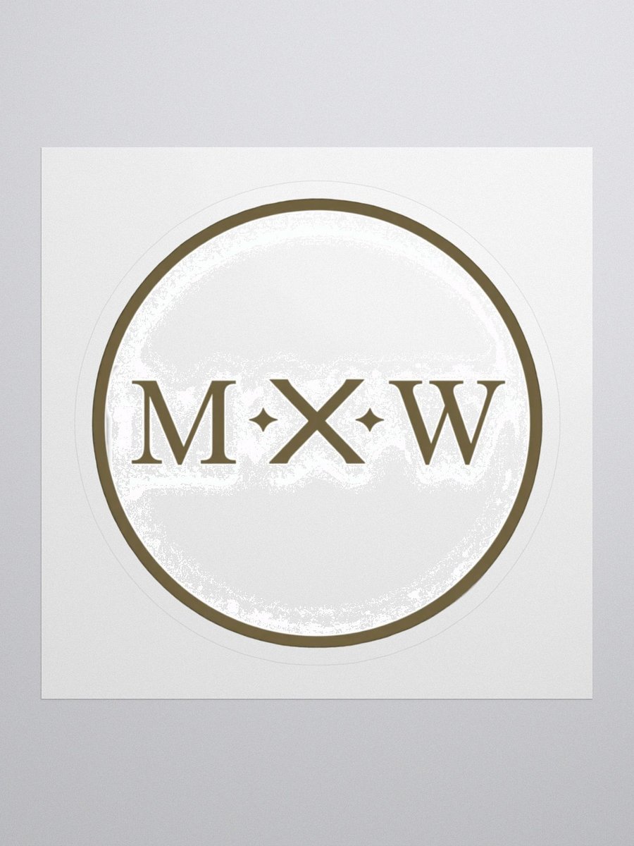 Morning Word Logo Sticker product image (1)