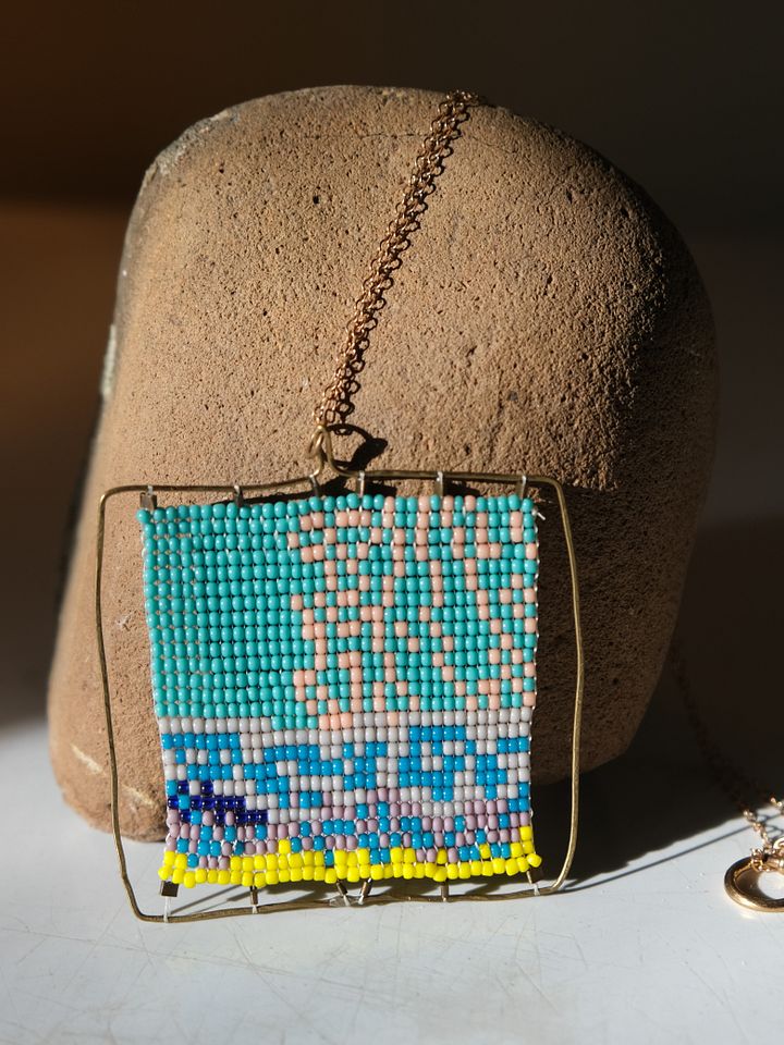 BEAD WEAVE PENDANT product image (1)