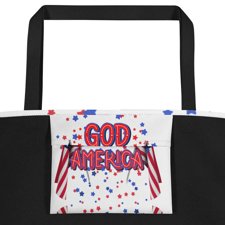 Patriotic Symmetry All-Over Tote Bag for Moms friends colleagues product image (2)