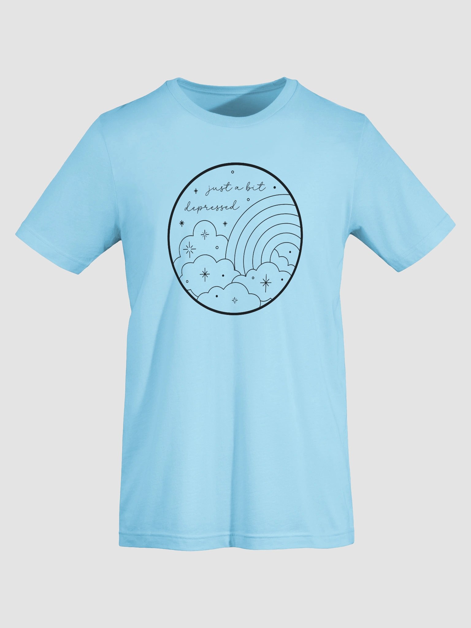Depressed (B) T-Shirt product image (53)