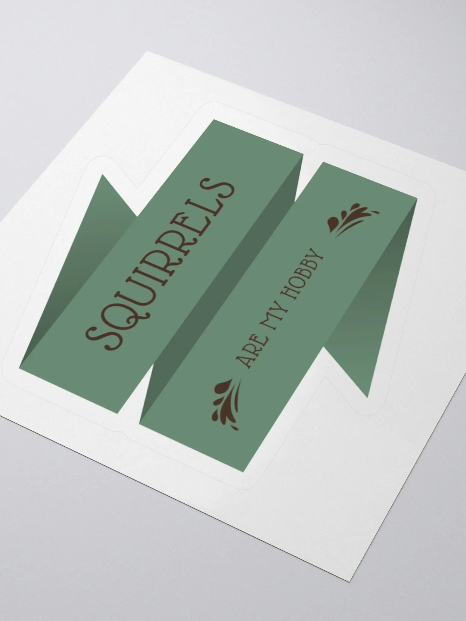 Squirrel Hobby Kiss Cut Stickers product image (5)