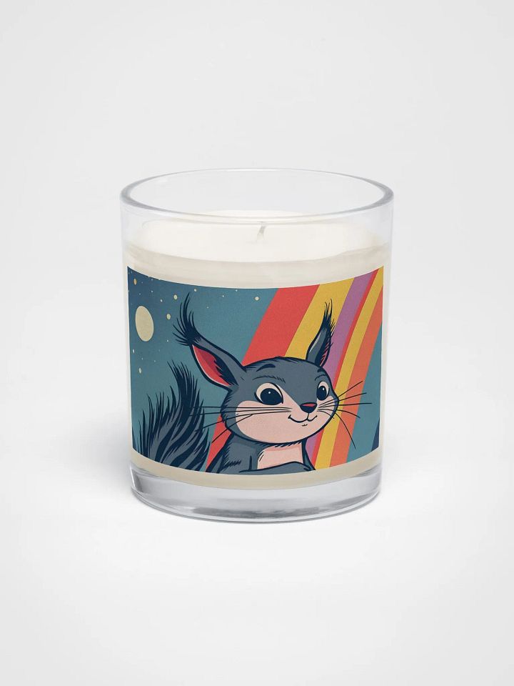 Rainbow Squirrel Soy Wax Candle product image (1)