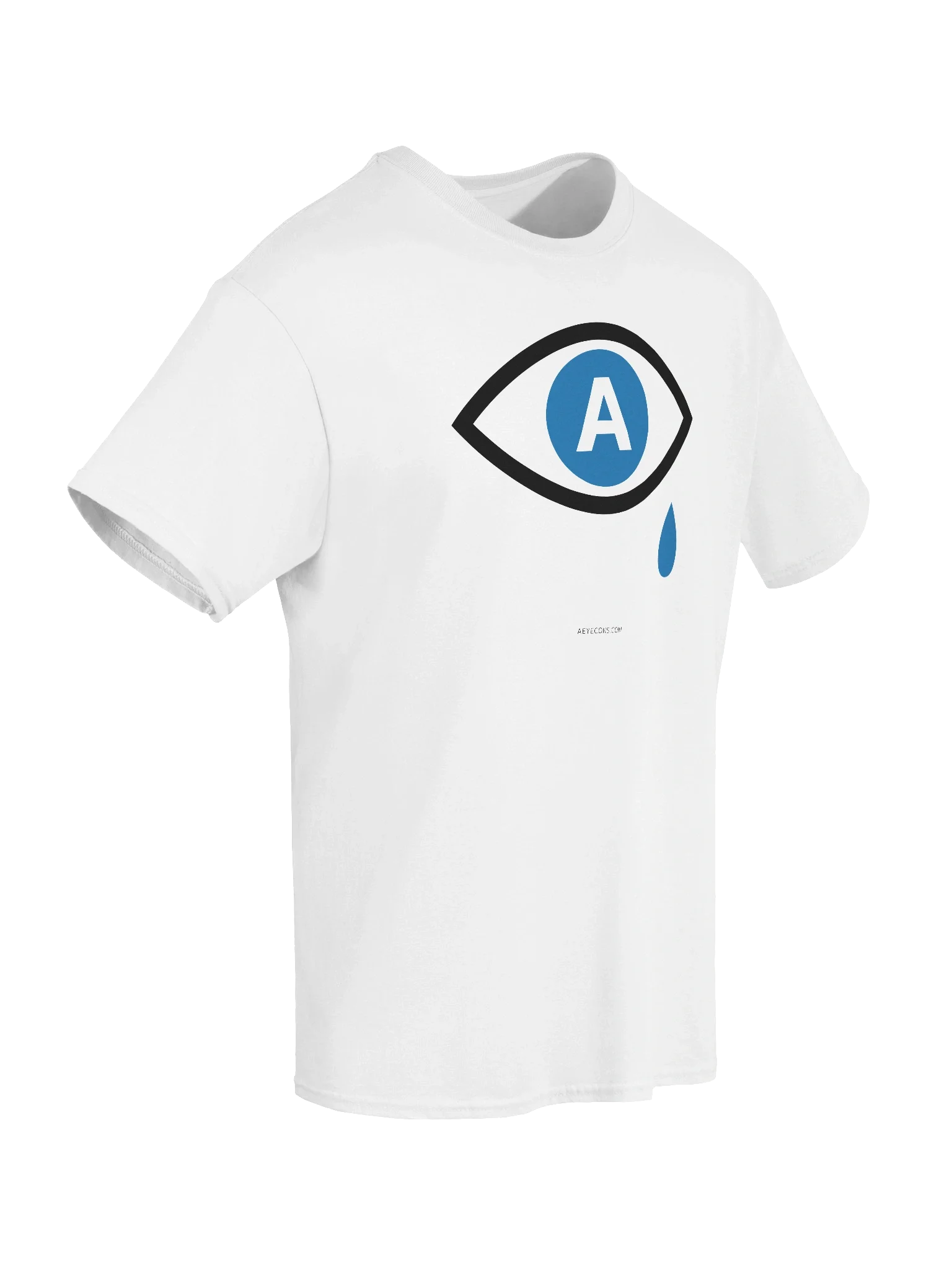 AI Cry Eye T-Shirt | Light Colors | AEYECONS™ AI Icons product image (2)