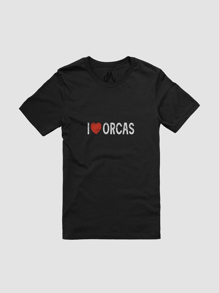 I Love Orcas T-Shirt product image (1)