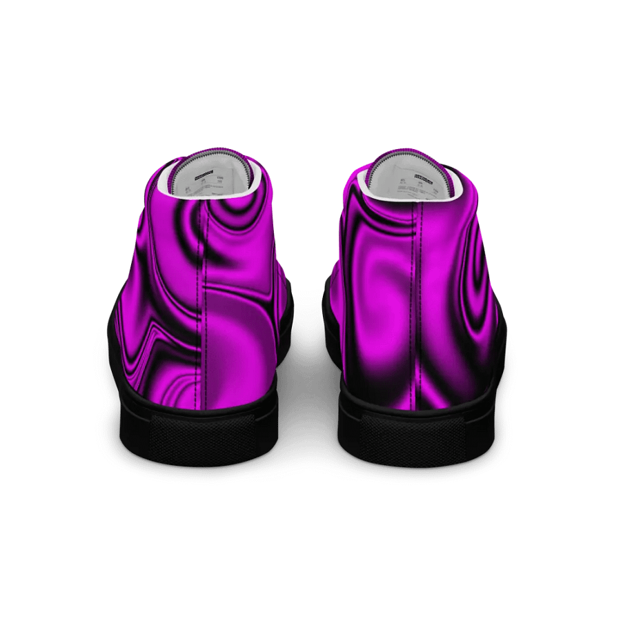 magenta swirledhigh top canvas shoes (womens) product image (3)