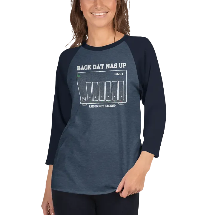 Back Dat NAS Up - Raglan Tee product image (2)