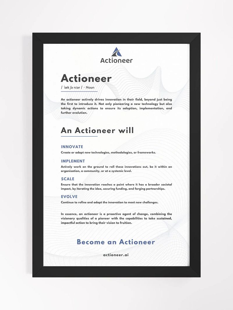 Actioneer Manifesto (White)