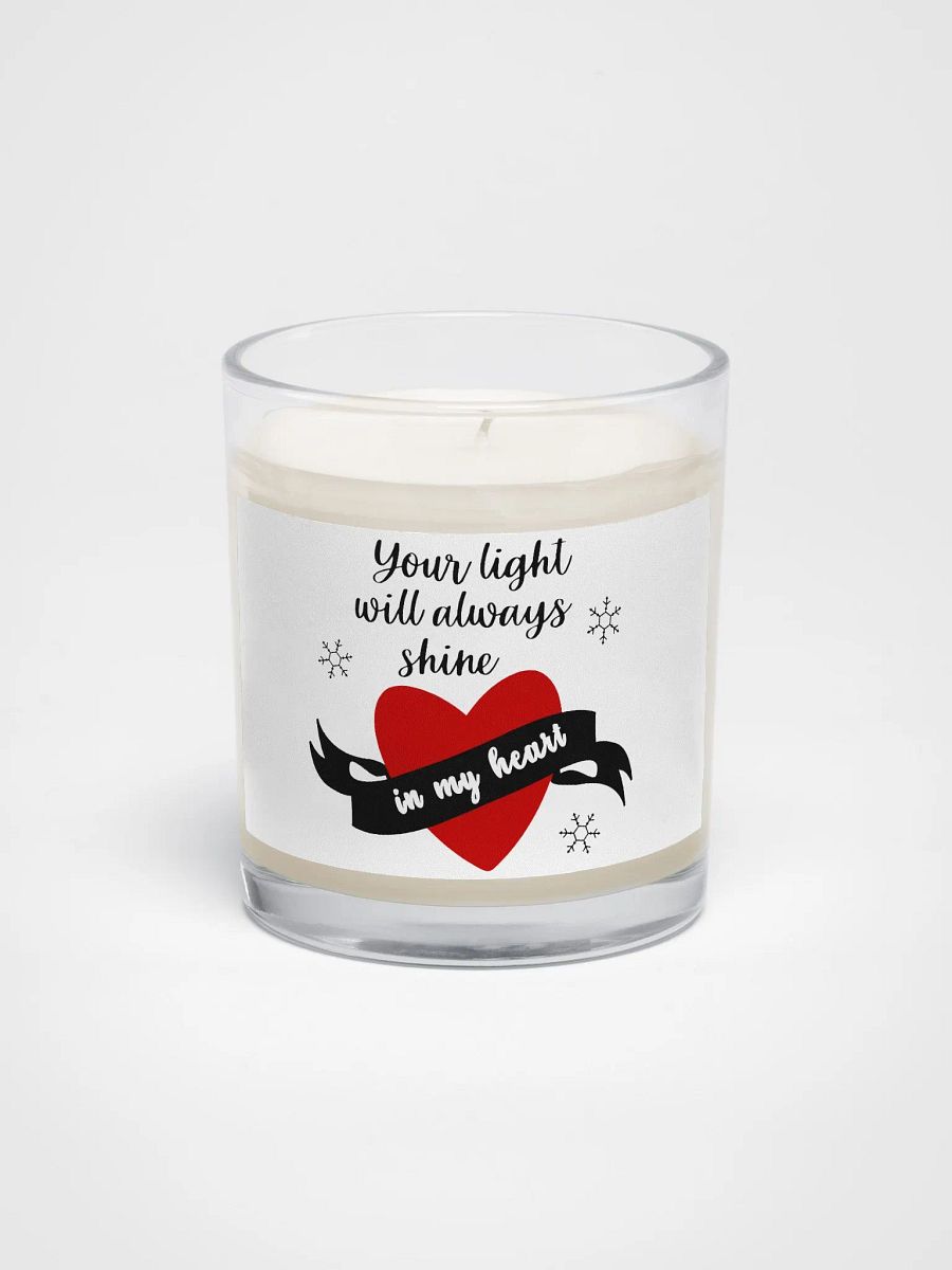 Your light will always shine in my heart Heartfelt Serenity Soy Candle product image (1)