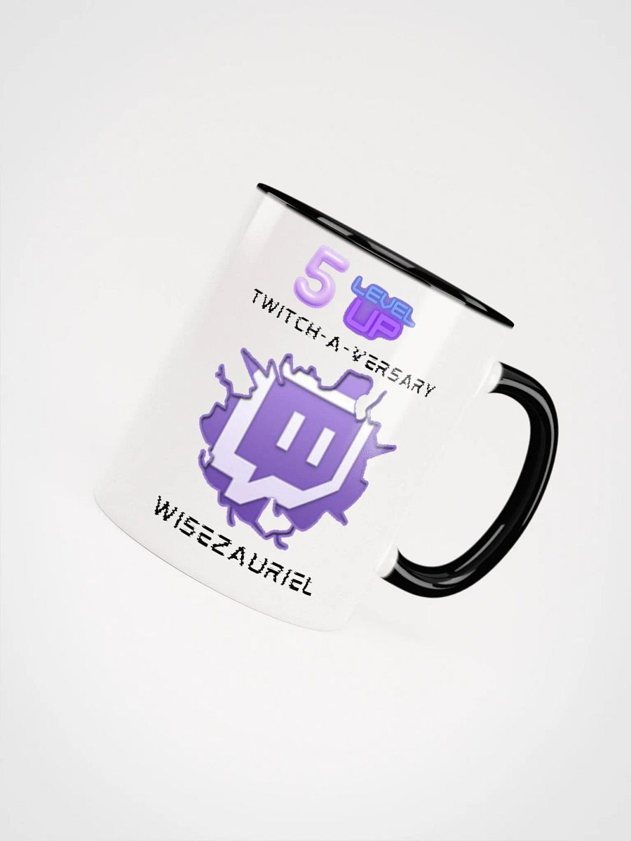 5 Year Twitch-A-Versary White/Black Mug product image (8)