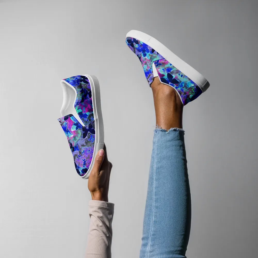 Butterfly nebula slip on canvas shoes (womens) product image (7)