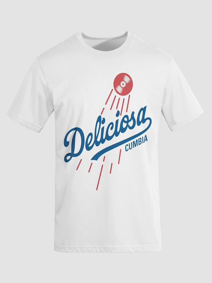 DELICIOSA CUMBIA | WHITE TEE | UNISEX | product image (1)