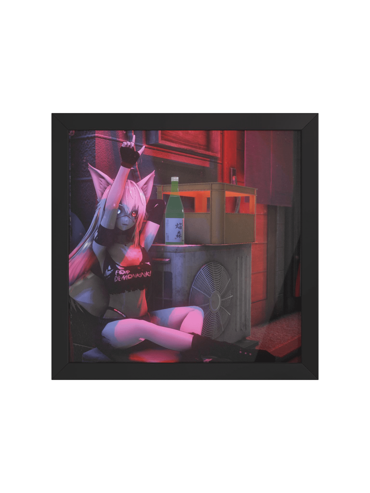【VIXWYTCH】Neon Alley Framed Poster product image (1)