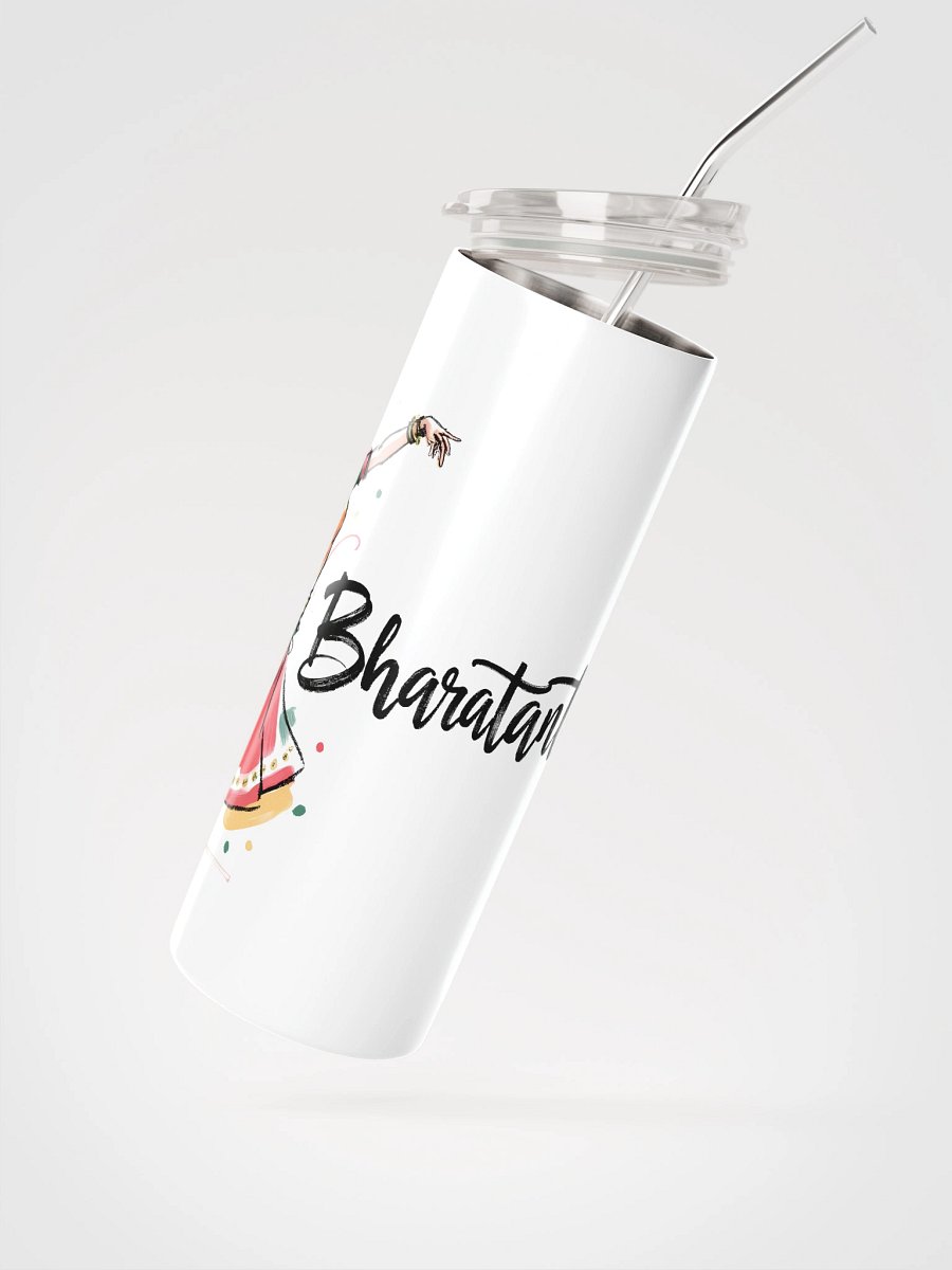 Elegant Bharatanatyam Dance | Traditional Indian Art Steel Tumbler product image (2)