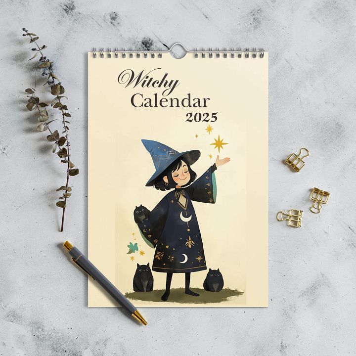 Witchy calendar 2025 product image (1)