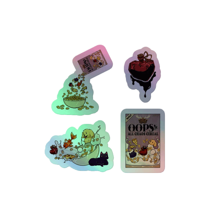 Oops! all chaos cereal set holographic product image (1)