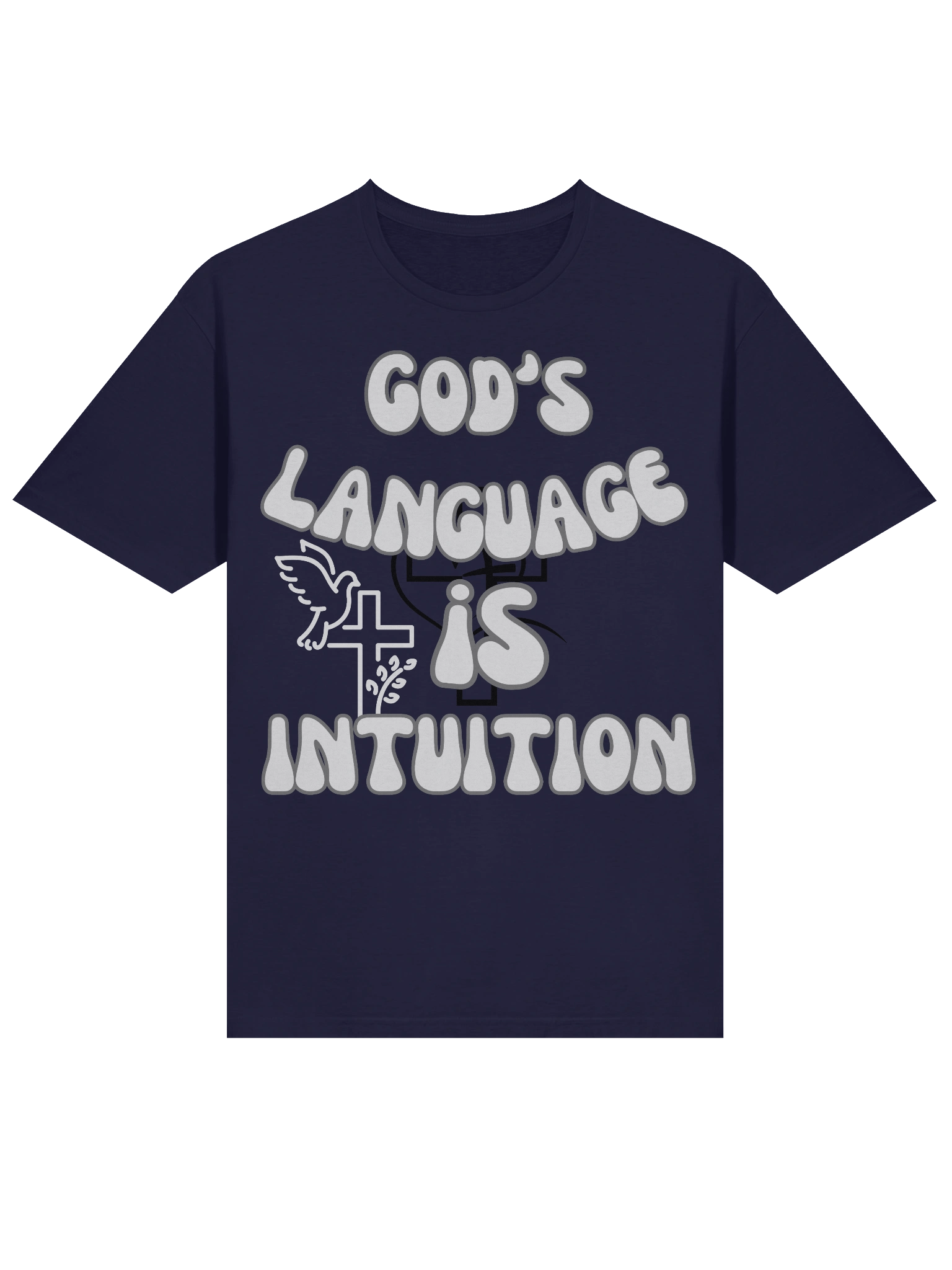 God's Language is Intuition Unisex T-Shirt product image (13)