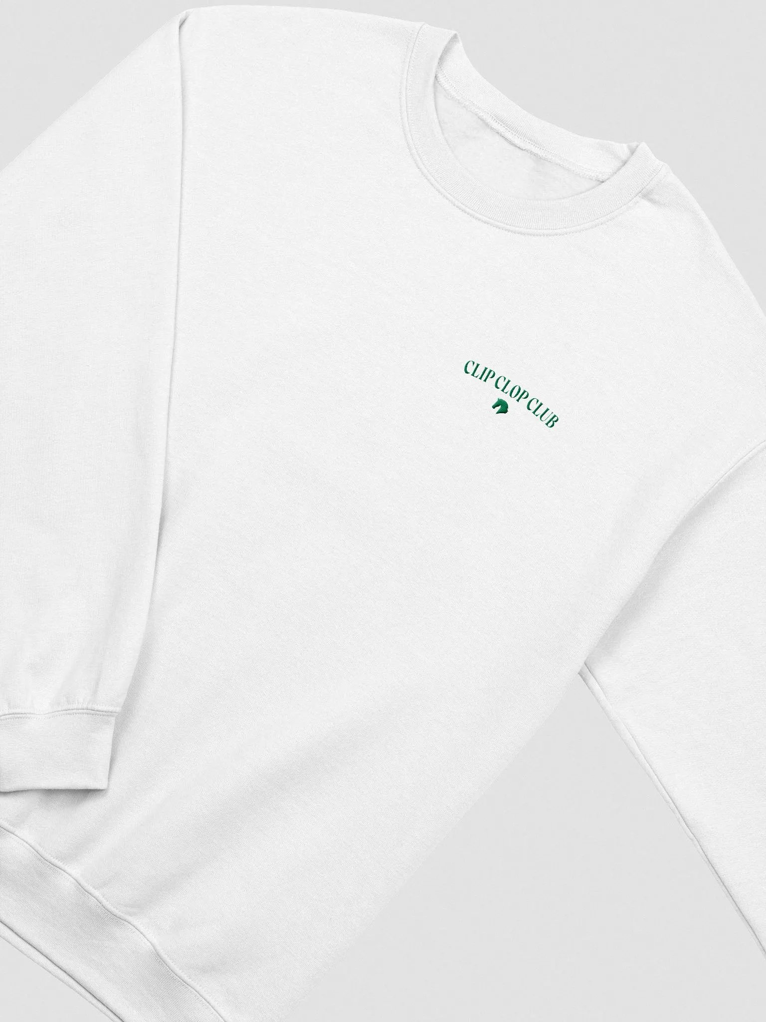 clip clop club emblem embroidered crewneck product image (13)
