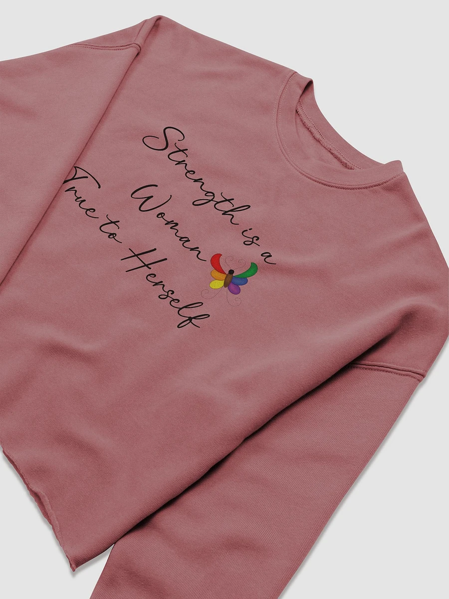 Strength is a Woman - RB - Crop Sweatshirt product image (5)