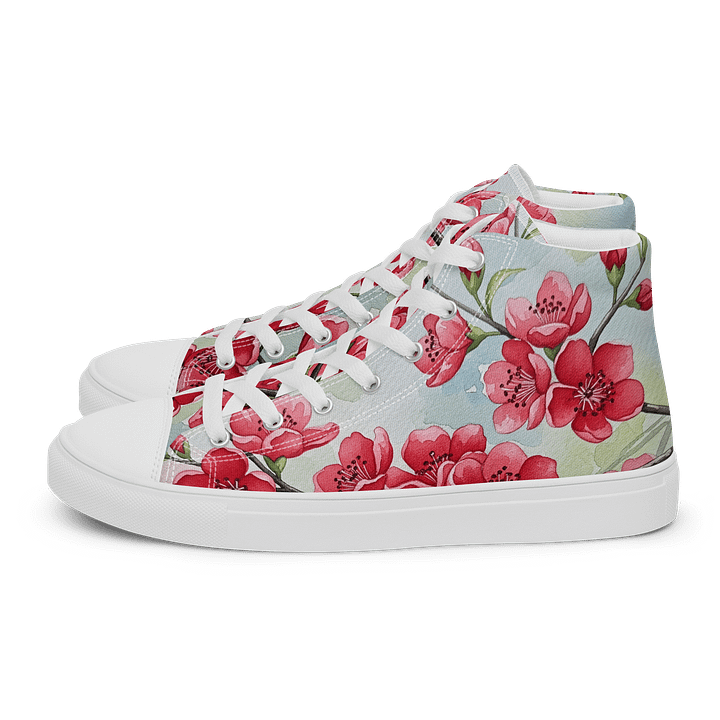 Blossom Breeze High Top Canvas Shoes product image (1)