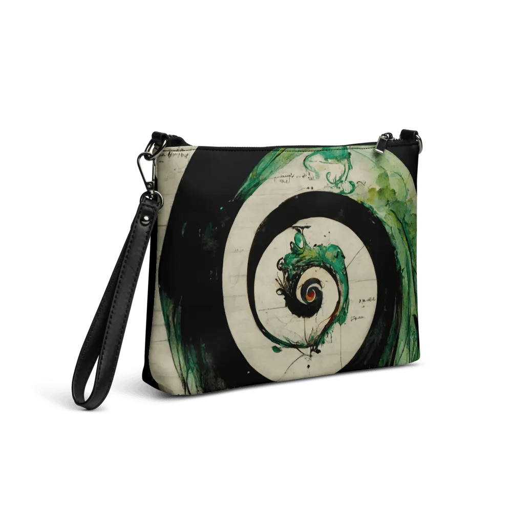 Enigmatic Spiral Crossbody Bag premium faux leather product image (5)